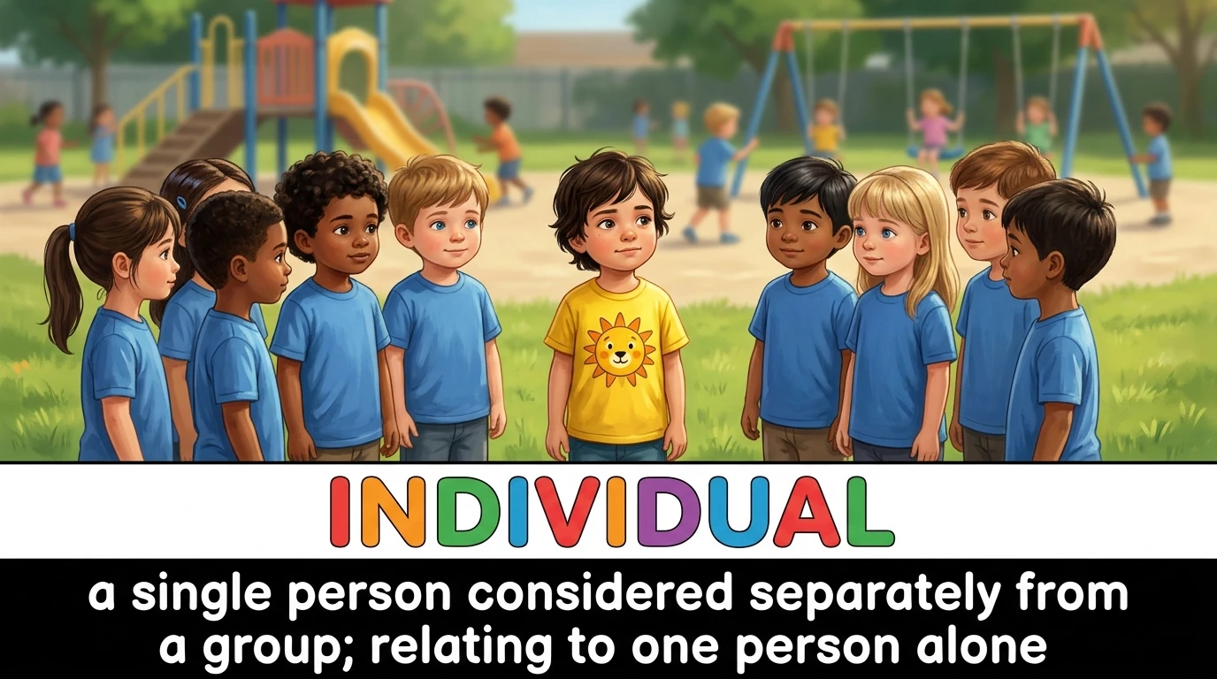 English Illustration for individual